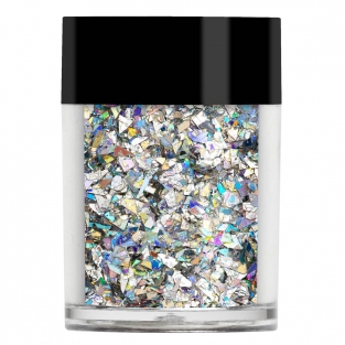 Lecenté Silver Holographic Crushed Ice Glitter